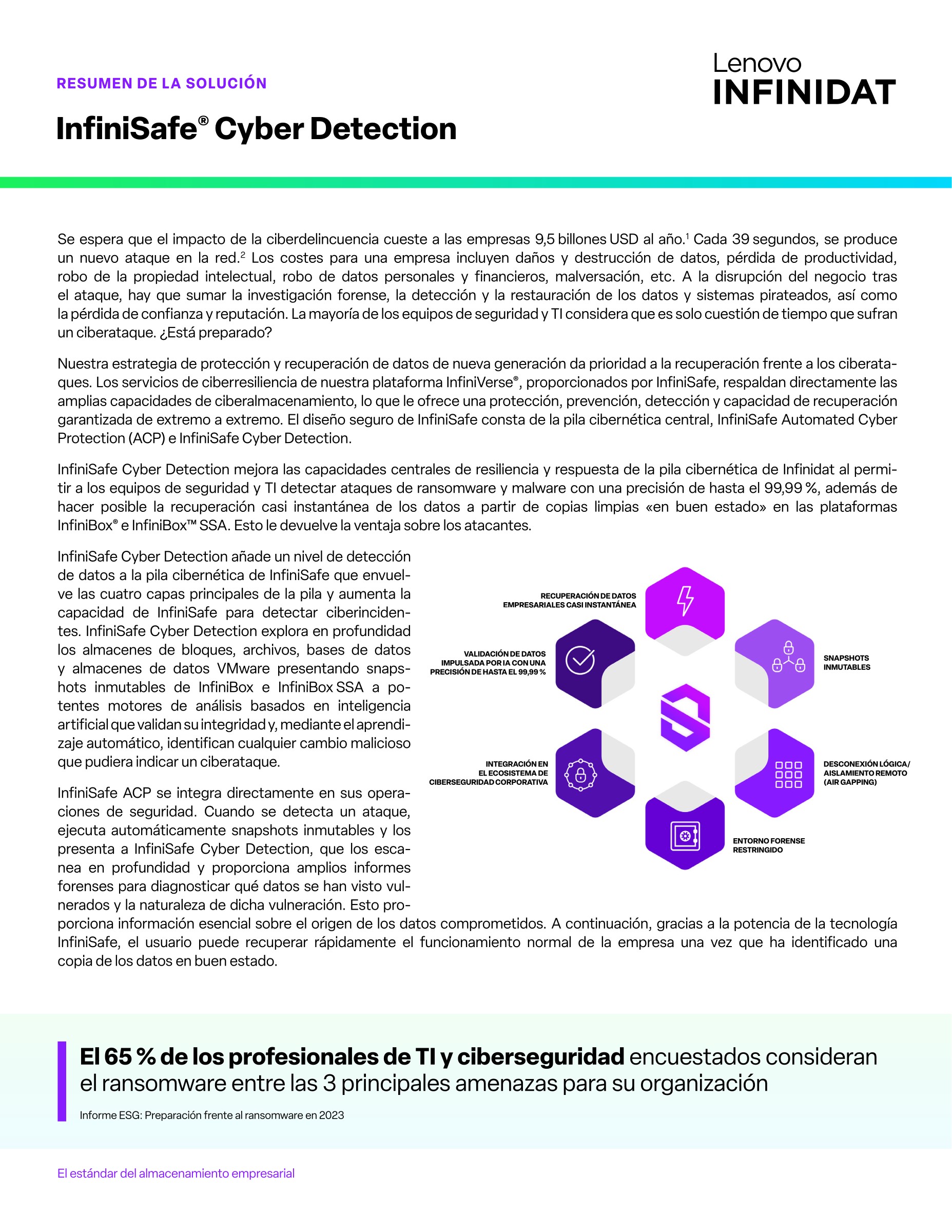 Infinidat - InfiniSafe Cyber Detection