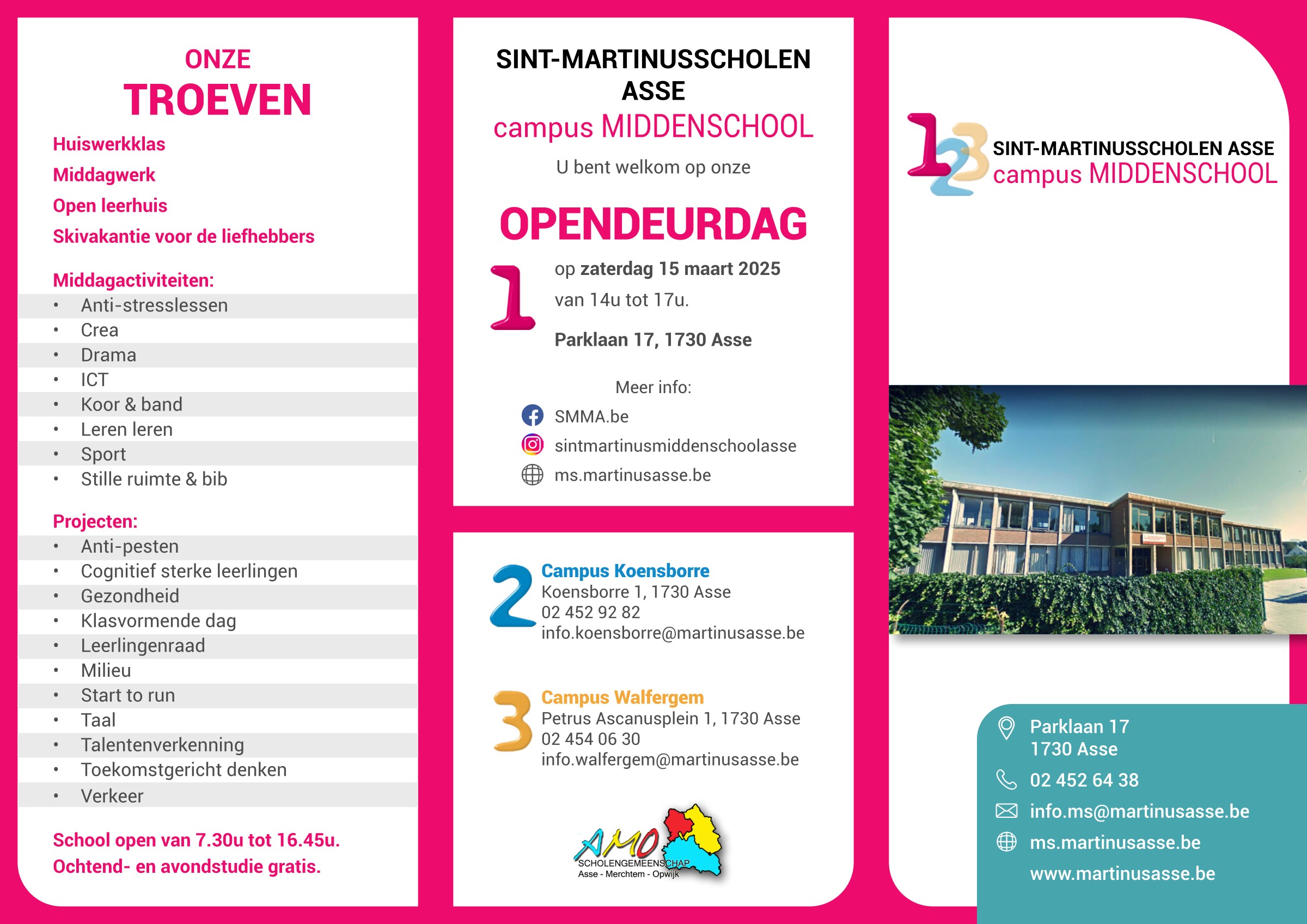 Sint Martinus scholen Asse - Opendeurdag