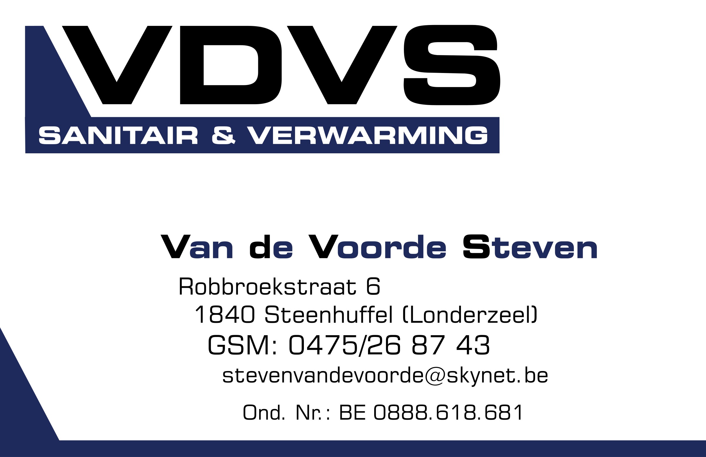 VDVS - Naamkaartje