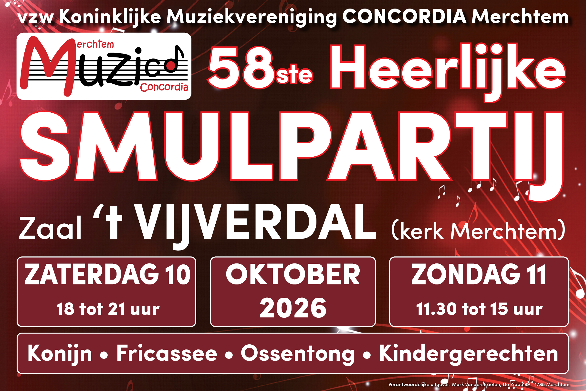 58ste Heerlijke Smulpartij van Muzico
